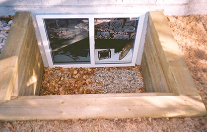 installed-window-well-and-drainage-system